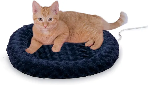 K&H Thermo-Kitty Fashion Splash orthopedic heated cat bed