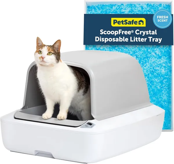 PetSafe ScoopFree Crystal Pro self-cleaning litter box