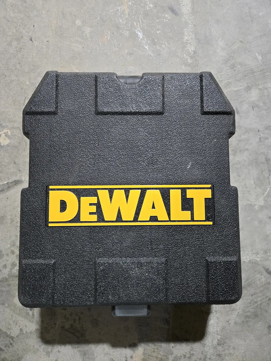 DeWalt DW0822CG in its hard case — closed and ready for storage