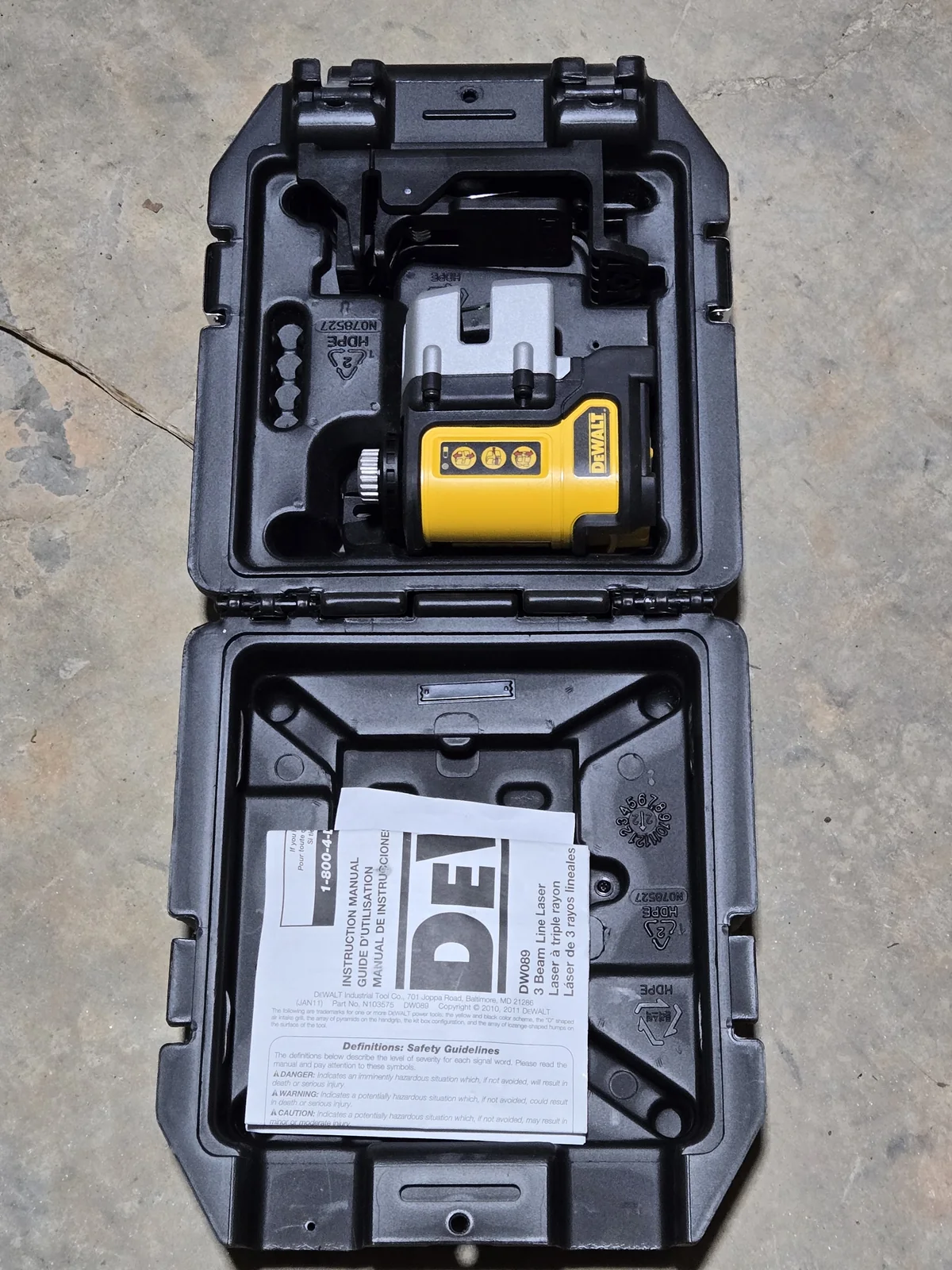 DEWALT 12V MAX 3-Way Green Self-Leveling Laser Level (DW089LG)