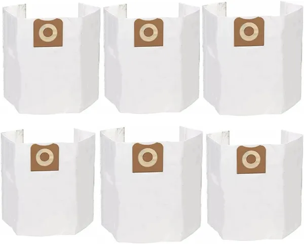 PureSturdy VF3502 Shop Vac Bags 6-Pack (RIDGID 12-16 Gal)