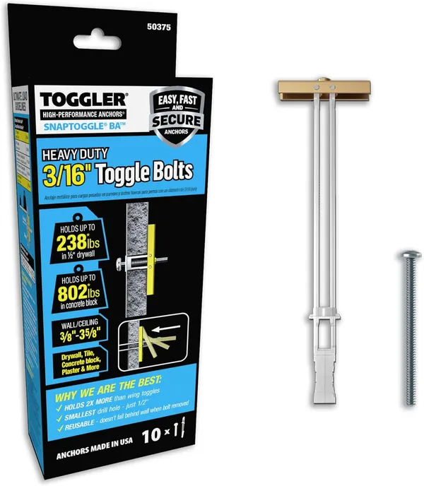 TOGGLER SnapToggle BA Toggle Bolts (6-Pack)