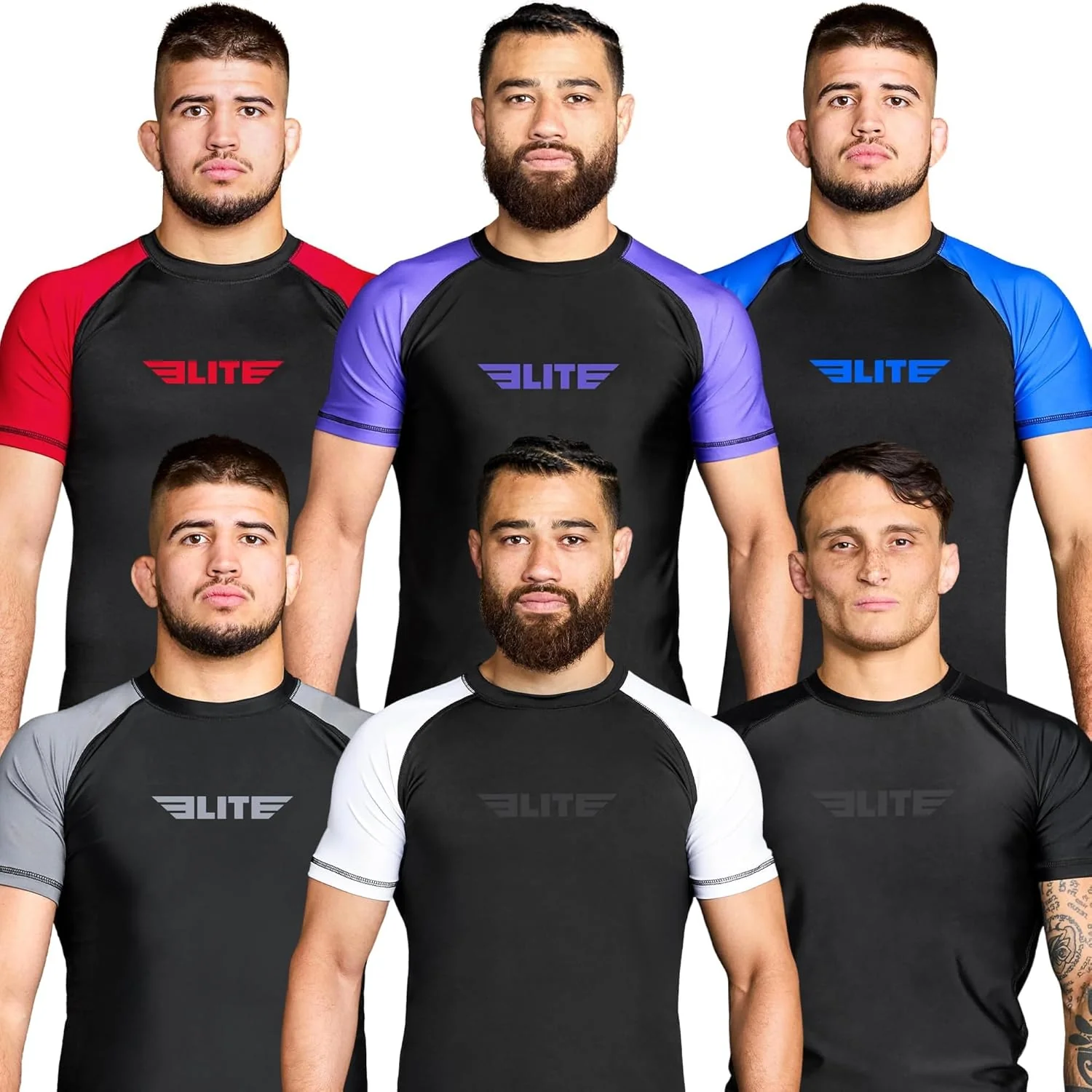 Elite Sports BJJ Rash Guard (Short Sleeve)