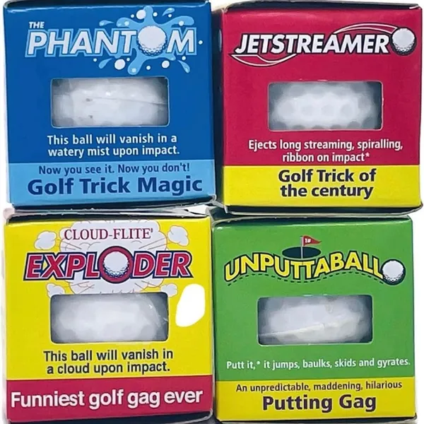 JP Lann Trick Golf Balls 4-Pack