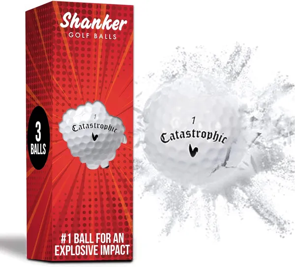 Shanker Golf Exploding Golf Balls 3-Pack